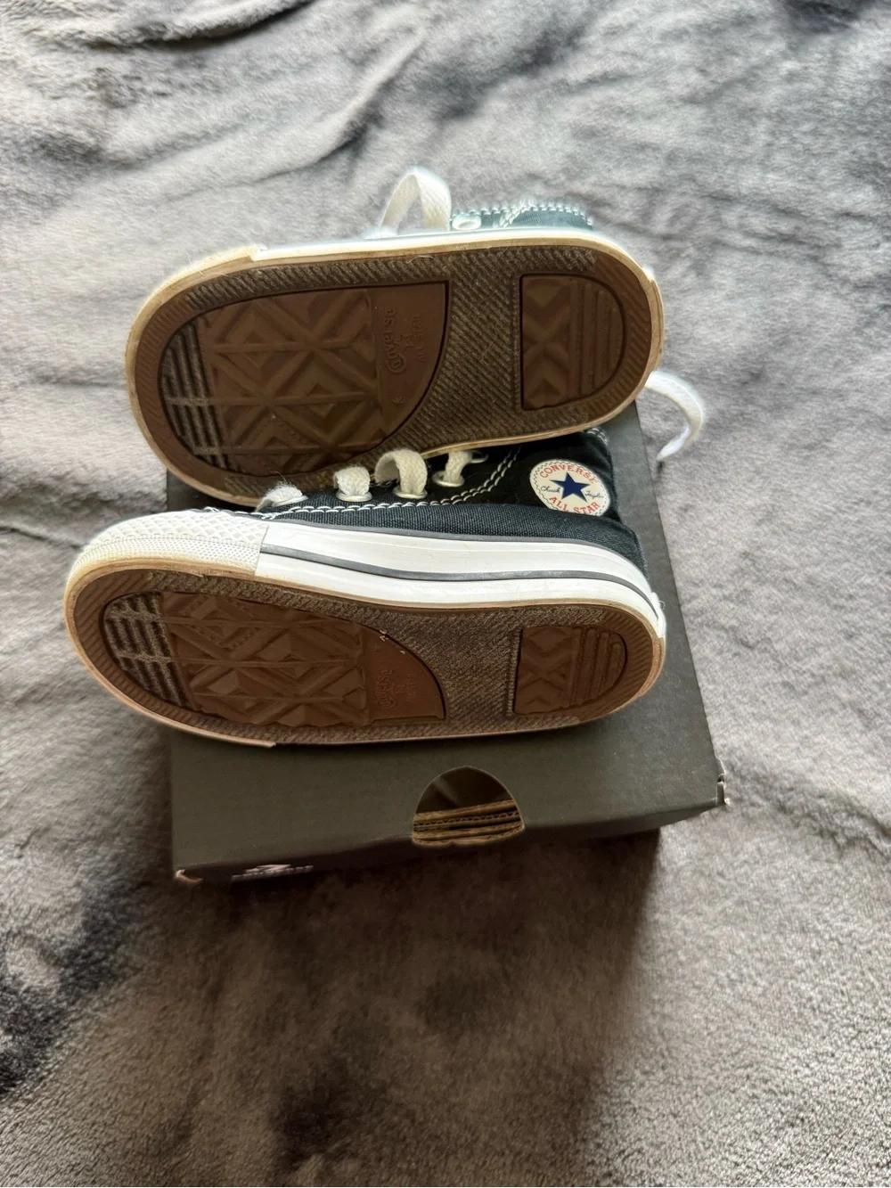 Converse Kids Black & White High-Top Sneakers